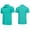 A1-Cyan, variant on Havenx Mens Polo Shirt Short Sleeve Collared 2-Button Shirt Performance Moisture Wicking Dry Fit Polo Shirt Work Business Athletic Casual Summer Top,Fluorescent Green 2XL