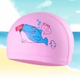 thumbnail image 2 of Gorro de natación 3D Sunnimix Nadar infantil para menores de 12 años Rosa Tiburon, 2 of 7