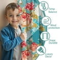 thumbnail image 3 of Blackout Kids Curtains,Pioneer Flower Childrens Insulated Curtains Set Of 2,Bedroom Essentials,Toddler Room Decor 42x84in(106x213cm), 3 of 4