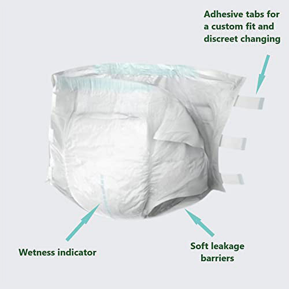 Depend Adult Brief Tab Closure Small / Medium Disposable Heavy Absorbency, 35456 - Pack of 20