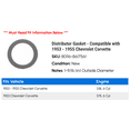 thumbnail image 2 of Distributor Gasket - Compatible with 1953 - 1955 Chevy Corvette 1954, 2 of 2