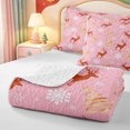 thumbnail image 4 of Manfei Xmas Holiday Season Quilt Full,Kawaii Christmas Ball Full Bedspread Sets,3-Piece,1 Coverlet and 2 Pillowcases, 4 of 7