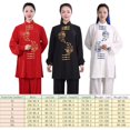 thumbnail image 3 of Embroidered Unisex Kung Fu Suit Chinese Martial Arts Uniform With Tai Chi Design Long Sleeve Practice, 3 of 5