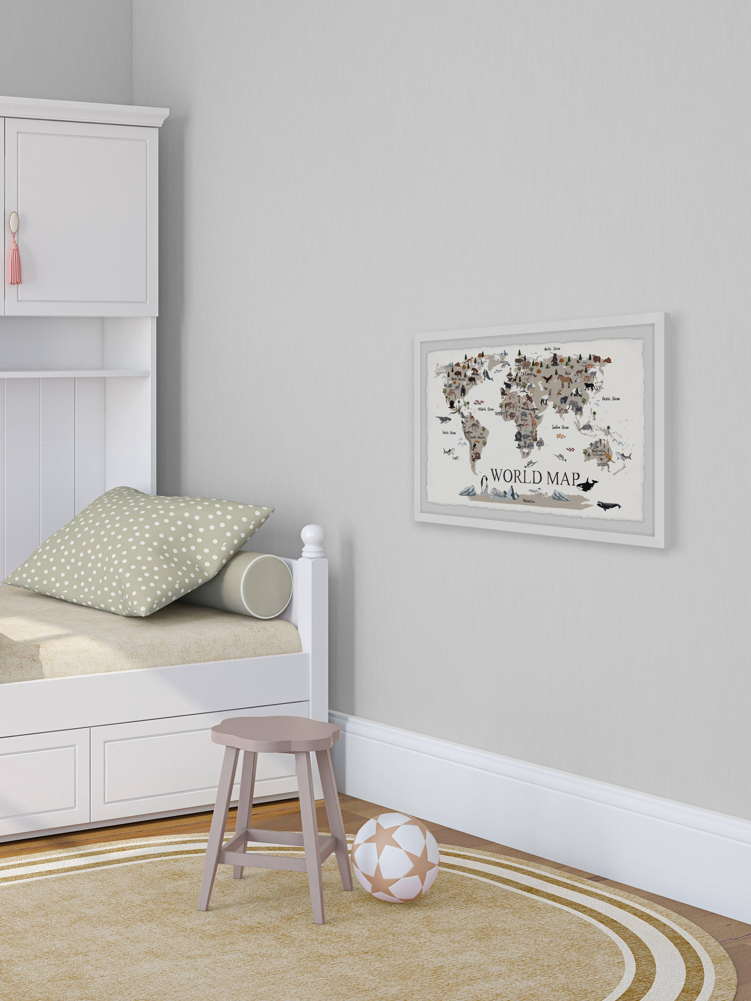 Marmont Hill Find the Animals Framed Wall Art