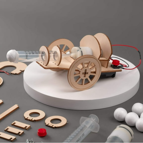 Cannon, DIY Kit, Educational STEM Toy, Craft Kit for Kids