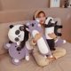 thumbnail image 2 of Peluche de panda gigante de 50 a 150 cm, almohada cilíndrica de animal, peluche de koala, amigo durmiente para niños, 50 cm, panda, 50 cm, panda, 2 of 5