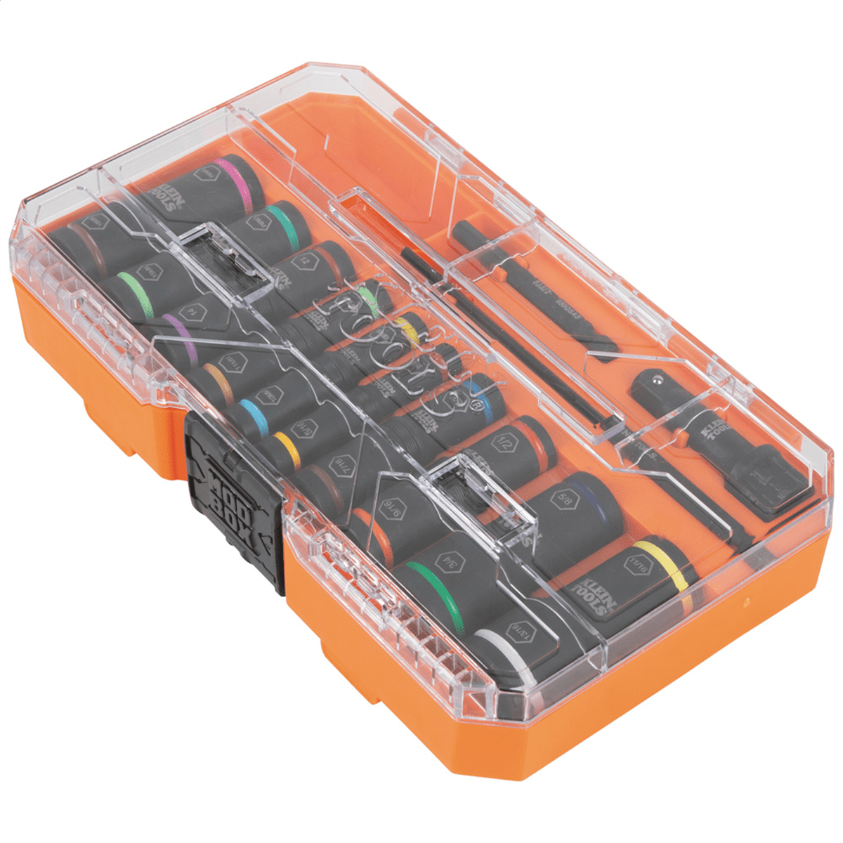 Klein Tools KNECT Flip-20 Impact Socket Set, SAE and Metric, 13-Piece