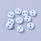 thumbnail image 1 of Nylon Tiny Button Micro Buttons Sewing Buttons 2-Hole Light Sky Blue 4.5x1.5mm Hole: 0.8mm, 1 of 2