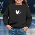 thumbnail image 2 of Godom Toddler Girls' Sweatshirt Girl No Cap Crew-Neck Sweatshirt Long Sleeve Pullover Shirt, 2 of 4
