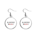 thumbnail image 1 of Kanonji Japaness nombre de ciudad sol rojo bandera Pendientes pendientes de plata colgantes joyas señora Unbranded M, 1 of 3