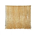 thumbnail image 6 of Balsa Circle Gold 20 feet x 10 feet Assorted Big Payette Sequin Backdrop Curtain Wedding Party Photo Prop, 6 of 8