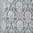 thumbnail image 3 of Cottage Comforter Set 9 Piece Velvet Damask Gray Silver Bedroom Decor, 3 of 3
