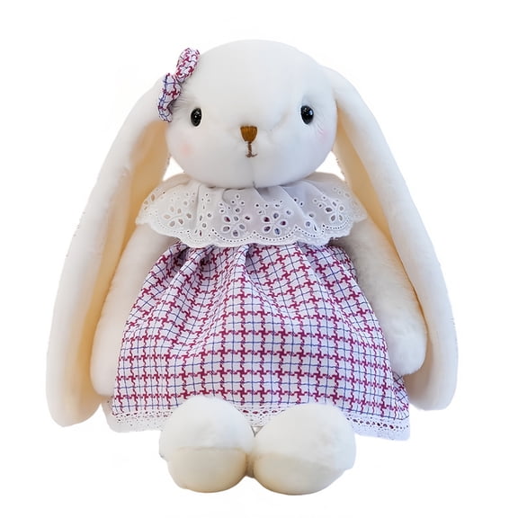 Plyzle 35cm Cute Plush Rabbit Toy Soft Stuffed Animal for Kids Babies Adults Birthday Gift Home Decoration Plush Bunny