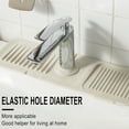 thumbnail image 4 of Wovilon Faucet Splash Pad Bathroom Kitchen Pad Pad Faucet Bottom Waterproof Thickened Silicone Pad, 4 of 9