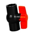 thumbnail image 3 of TISHITA PVC Ball Valve Slip Fitting Shut Off Switch Handle T Handle Water Control for Aquarium Plumbing Pipe Swimming Pool Inner Dia 4cm, 3 of 8