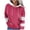 Hot Pink, variant on Cilsoka Womens Oversized Hoodie Zip up Sweatshirt for Women Black Pullover Hoodie Women Long Sleeve Tops for Women Square Neck My Orders past Orders