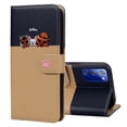 thumbnail image 6 of Cute Cartoon Wallet Phone Case for Samsung Galaxy Note 20 with Card Holder Soft PU Leather Kickstand Cover for Men and Women Magnetic Shockproof Protective with Lanyard, Khaki, 6 of 9
