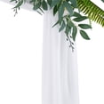 thumbnail image 2 of Wedding Arch Draping Fabric Wedding Arch Drapes Sheer Backdrop Curtain for Wedding Ceremony Party Ceiling Decor, 2 of 14