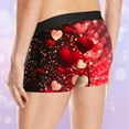 thumbnail image 6 of Ousvtion on Sale Valentine's Day Mens Trunks Love Heart Print Boxer Briefs Valentines Rose Boxers Underwear Comfort Soft Brief Gift for Men Clearance,C09-Pink,XX-Large, 6 of 7