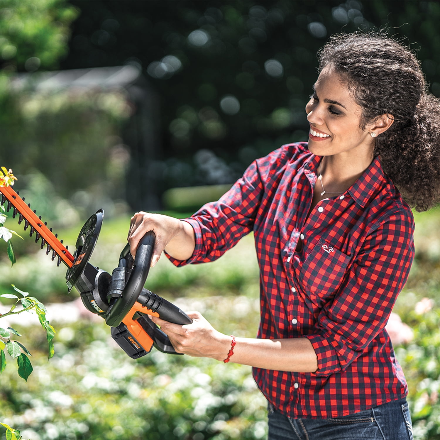 Worx Wg284.9 40v Power Share 24 Cordless Hedge Trimmer (tool Only