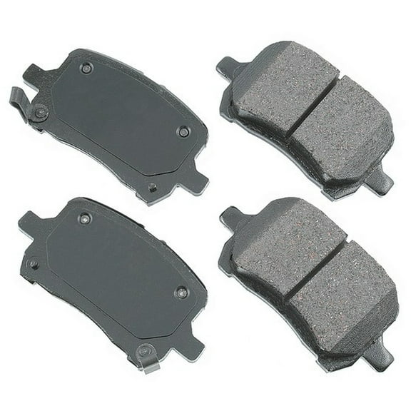 Akebono PRO-ACT Ultra-Premium Brake Pad Set, Ceramic Fits select: 2004-2012 CHEVROLET MALIBU, 2009-2010 PONTIAC G6