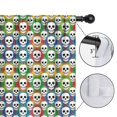 thumbnail image 4 of Blackout Kids Curtains,Colorful Skull Pattern Childrens Insulated Curtains Set Of 2,Bedroom Essentials,Toddler Room Decor 42x63in(106x160cm), 4 of 5