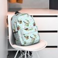 thumbnail image 3 of Lukts Duck Animals Farm Pattern 15 Inch Student Backpack, Waterproof Laptop Backpack with Adjustable Shoulder Straps, Lightweight Travel, Campus Backpack, Unisex, 3 of 6