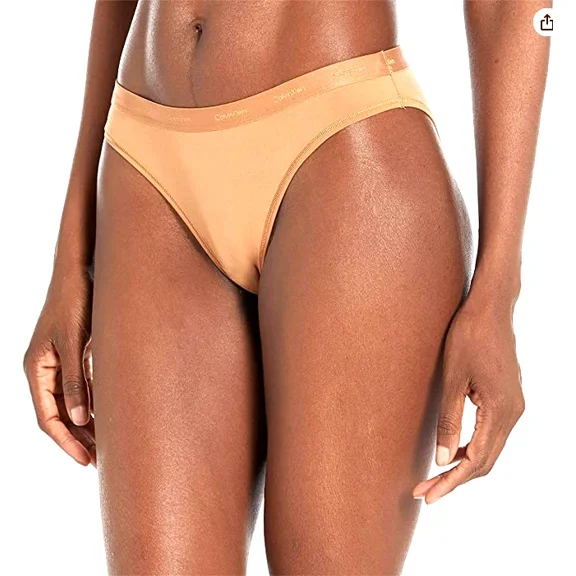 Calvin Klein Women's Form to Body Bikini Panty, Cedar, 3X