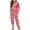 Candy Canes, variant on Pineapple Pajamas for Women Set Yoga Jogger Sleepwear Hippie Flower Athletic Clothing Casual Scoop Neck PJ 2 Pieces Pjs Long Sleeve Soft Nightwear Size M