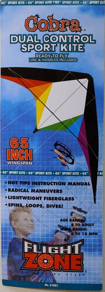 Cobra Dual Control 65" Wingspan Sport Kite