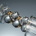 thumbnail image 4 of Elegante candelabro de candelabros para decoración, centro de de banquete Zulema Candelero de cristal, 4 of 8