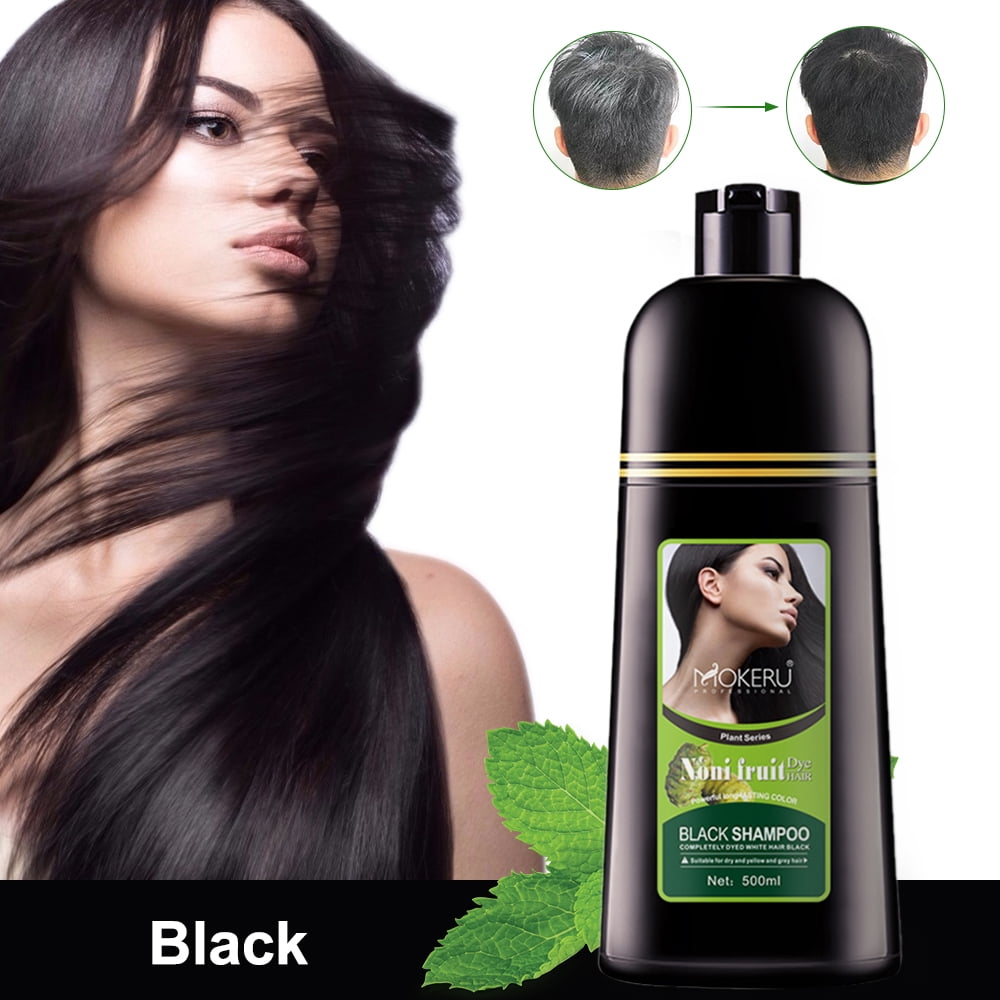 Fast Black Hair Shampoo Organic Natural Plant Hair Dye Plant Essence  Permanent Black Hair Color Dye Shampoo For Women Men Cover Gray White Hair( Black) | Walmart Canada