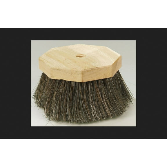 DQB Industries Large Strip Brush - Black Horsehair and Polypropylene Bristles - Black