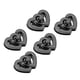 thumbnail image 1 of Cerradura Giratoria, Cerradura Giratoria Para Bolso, Duradero, Doble Corazón, Negro, Para Bricolaje, 1 of 7