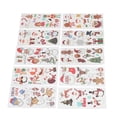 thumbnail image 1 of Christmas Face Stickers, Decorative Funny 10Pcs Safe Christmas  Stickers Easy Removal  For Party, 1 of 8