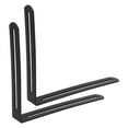 thumbnail image 5 of Raindrops Support L Bracket Corner Brace Black 2Pcs Adjustable Fixing Cabinets, 5 of 8