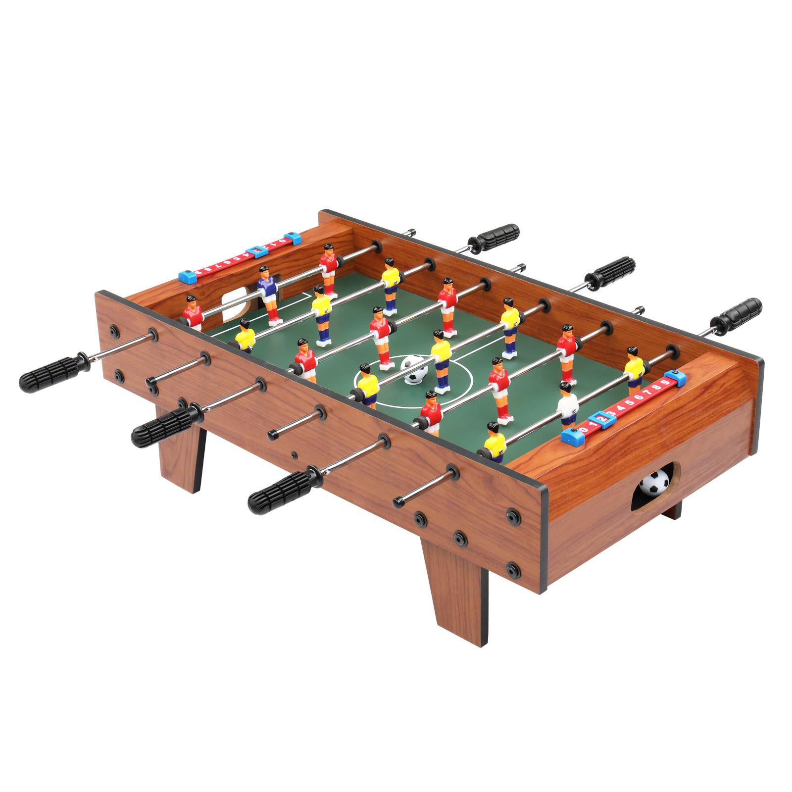 Zimtown 27" Mini Sized Wooden foostabll Table for Indoor, Outdoor Soccer Game