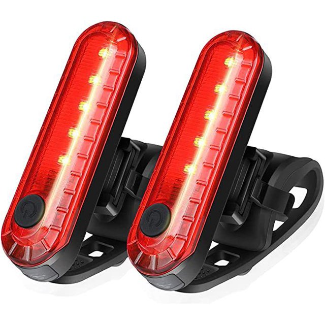 Accesorios para luz trasera de bicicleta, carga USB, iluminación nocturna brillante para bicicleta de montaña, luz trasera de advertencia 056LED