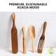 thumbnail image 5 of Juego de utensilios de cocina Mad Hungry Spurtle de madera de acacia, 4 piezas, 5 of 7