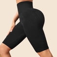 thumbnail image 2 of idosla 3D Anti Cellulite Leggings for Women Slim Compression Bermuda Short Push-Up Sculpting Yoga Pants Fitness Workout Short (Black, S), 2 of 7