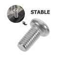 thumbnail image 3 of FUEENIRVA 10Ud Tornillo M5 X10mm Para Mango De Olla Sartén Resistente Al Calor Fácil Instalación Plata, 3 of 6