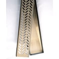 thumbnail image 7 of Novalinea ZA Linear Shower Drain (24” VENLO Pattern) with Hair Strainer, Leveling Feet and Threaded Adapter, 7 of 7