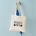 thumbnail image 4 of CafePress - Bulldog Mom Tote Bag - Unisex Canvas Tote Bag, Beige, 1-Piece, 4 of 6