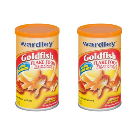 (2 Pack) Wardley Goldfish Flake Food, 1.95-oz.