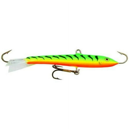 UPC: 0022677134840 | Rapala Jigging Rap 07 5/8oz Glow Green Tiger