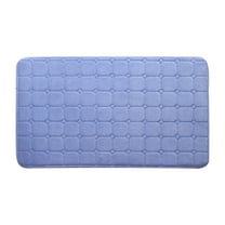 Matoen Memory Foam Bath Mat Bathroom Plaid Rug Carpet Non Slip Bath Rugs 16"x24" Absorbent Soft Bath Rug Machine Wash for Bathroom,Bedroom, Living Room