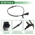 thumbnail image 4 of Unique Bargains ABS Wheel Speed Sensor ABS Sensor Set No.C2P15770/PB1342G/C2Z2933/C2D35973 for Jaguar XFR 2010-2015 1 Pcs Left Rear Right Rear, 4 of 7