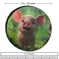 thumbnail image 2 of Premium Oxford Cloth Tire Cover - Cute Pig Universal Fit Spare Wheel Protector for SUV, Truck, RV - Weather-Resistant, Dustproof, and UV Protection - Easy Installation - Ideal for Outdoor Use, 2 of 10