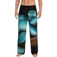 thumbnail image 1 of Balery Blue Viper Snake Pantalones de pijama para hombre, pijama ultraligero, pantalón de descanso-3X-Large, 1 of 6