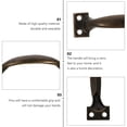 thumbnail image 3 of 12 Pcs 4 Pouces Poignée de Tiroir Rétro Poignée de Porte Armoire Simple Barre de Traction, 3 of 6